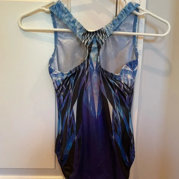 * NWOT GK Cool Crystal Women’s Gymnastics Leotard - Picture 3 of 3